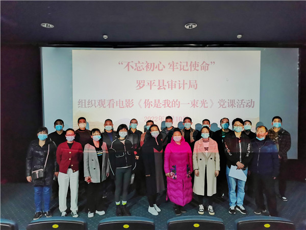 1647399153514648.jpg 图片1:罗平县审计局组织观看电影《你是我的一束光》党课活动.jpg