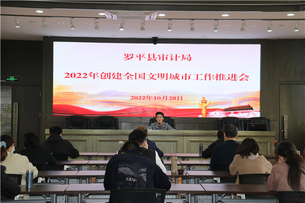 1667177189361155.jpg 2022年10月28日,罗平县审计局组织召开创健全国文明城市工作推进会.JPG
